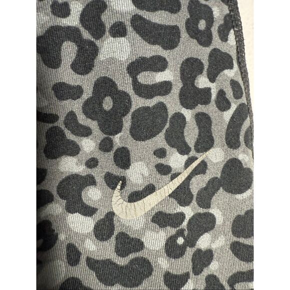 Nike Women’s Dri-FIT Leopard Print Yoga Athletic Leggings Drawstring Pocket SzXL - Picture 2 of 16